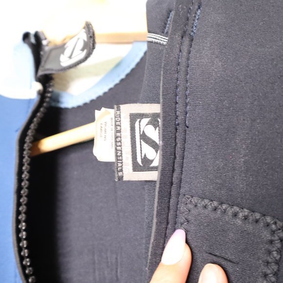 JetPilot wetsuit womens sz Large girls that ride shorty blue Flexlite pre-owned - Picture 8 of 9